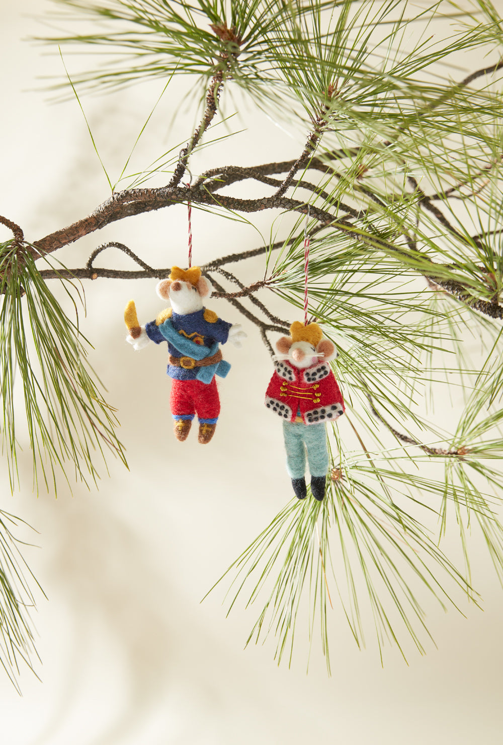 Regal Mouse Ornament Set of 8 By Accent Decor | Ornaments | Modishstore - 3