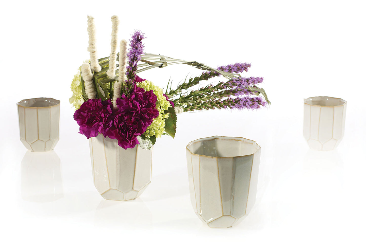 Renew Vase Set of 8 By Accent Decor | Vases | Modishstore - 6