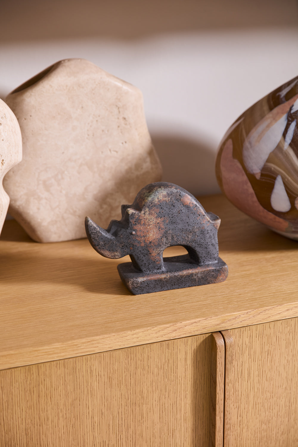 Rhino Sculpture Set of 2 By Accent Decor | Sculptures | Modishstore - 3