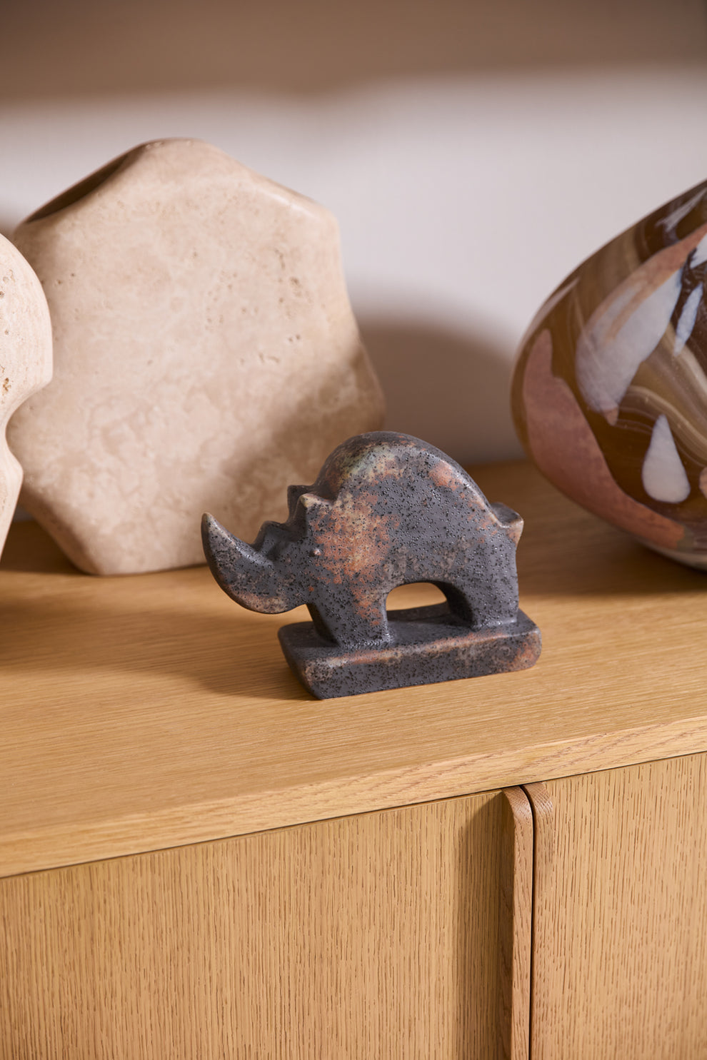 Rhino Sculpture Set of 2 By Accent Decor | Sculptures | Modishstore - 3