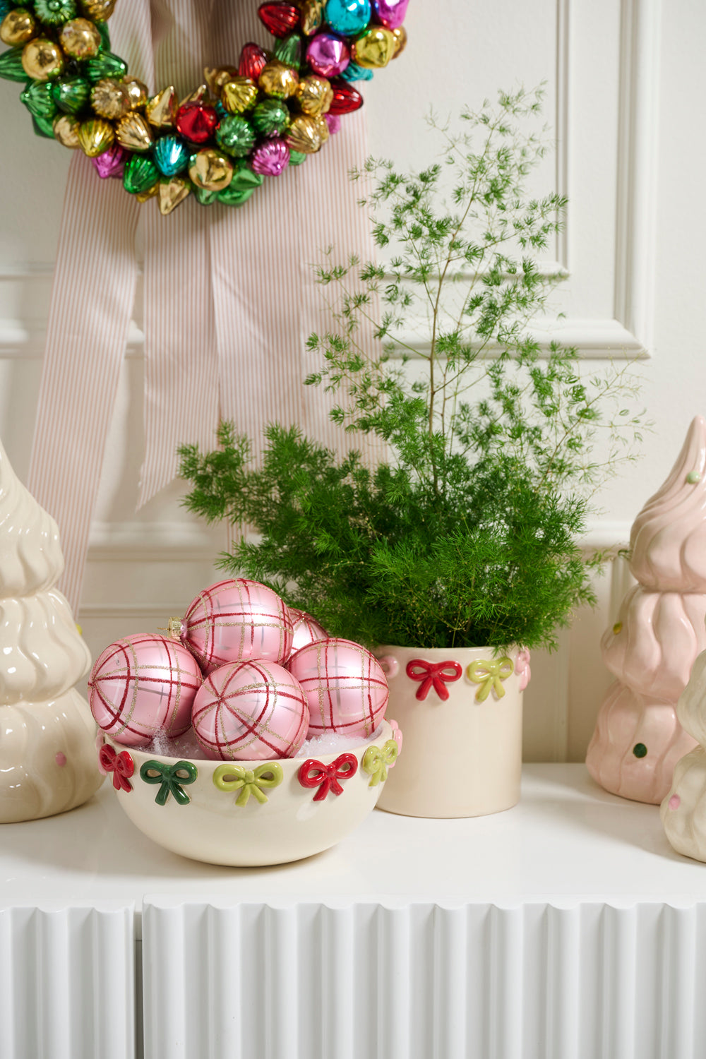 Ribbonelle Collection Set of 4 By Accent Decor | Planters, Troughs & Cachepots | Modishstore - 3
