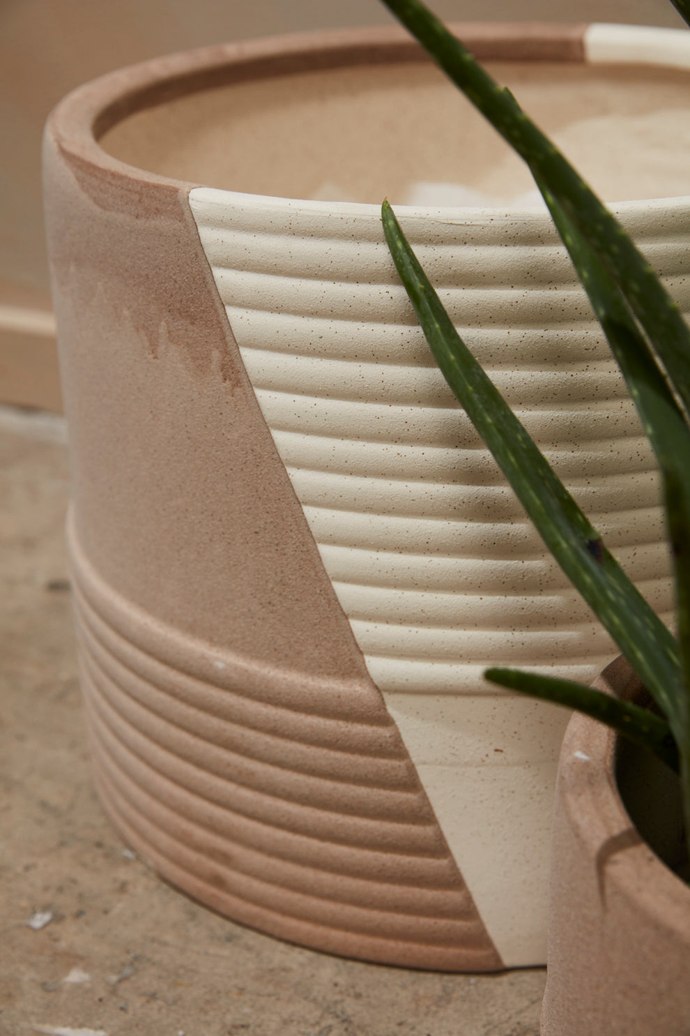 Rift Pot By Accent Decor | Planters, Troughs & Cachepots | Modishstore - 1