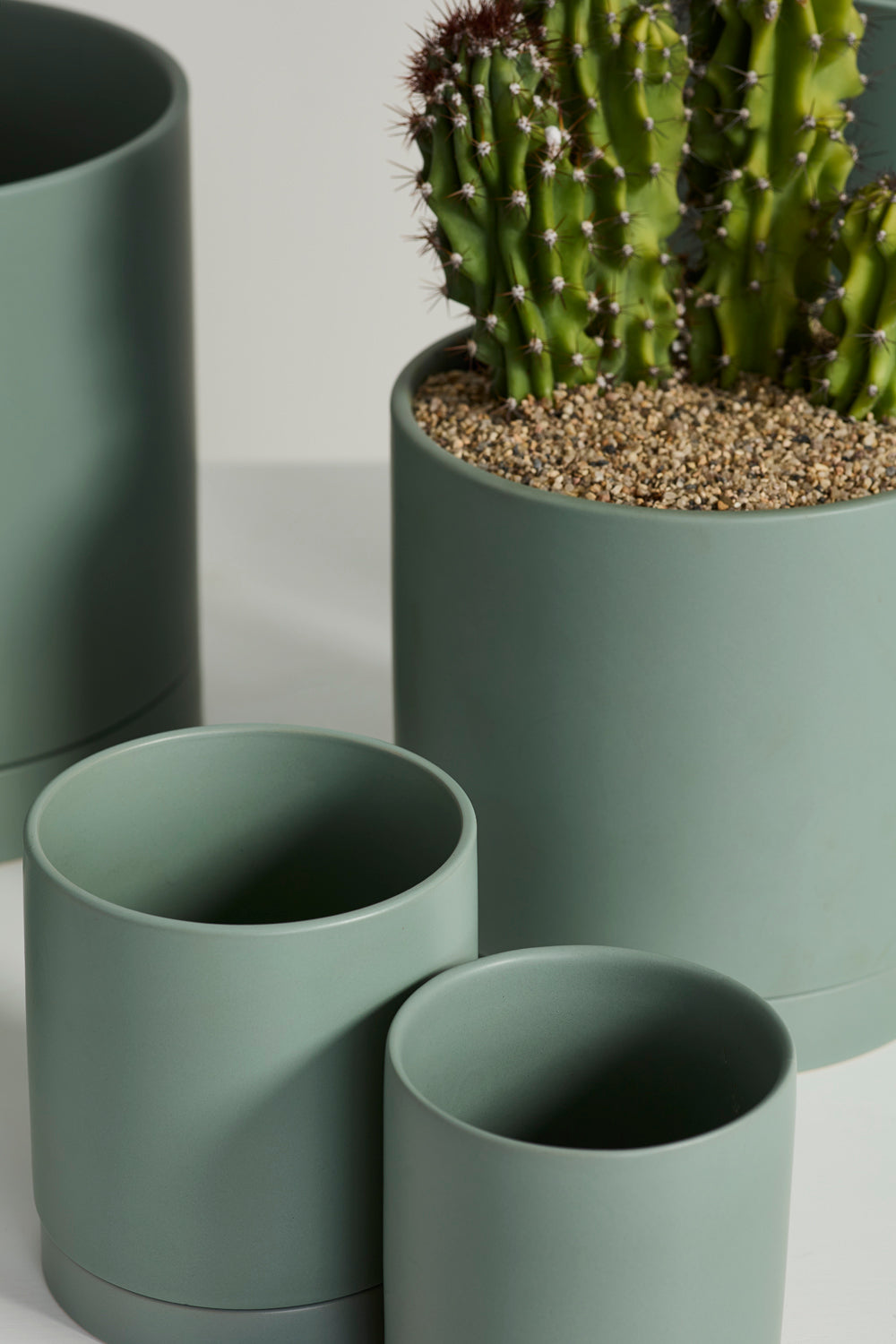 Sage Romey Pot By Accent Decor | Planters, Troughs & Cachepots | Modishstore - 1