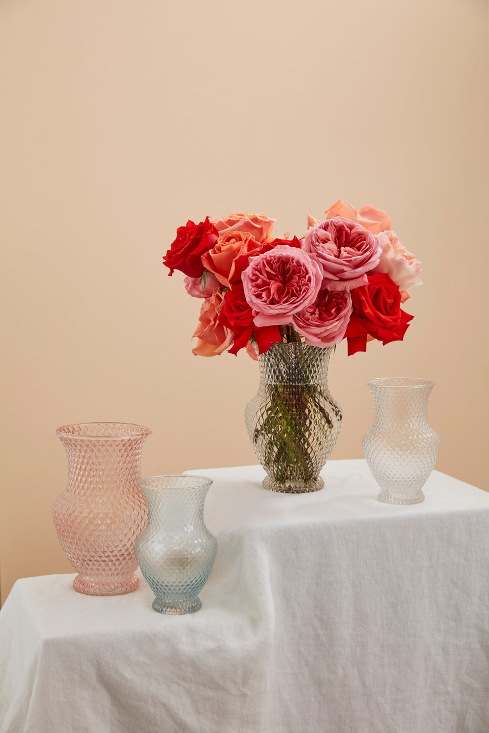 Roseland Vase Set of 4 By Accent Decor | Vases | Modishstore - 3