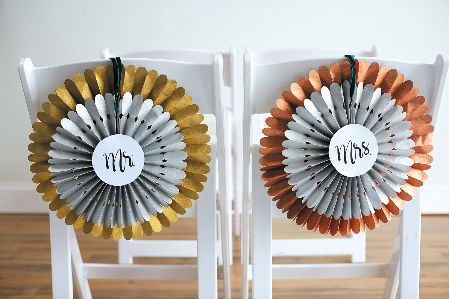 Rosetta Paper Fan Set of 8 By Accent Decor | Planters, Troughs & Cachepots | Modishstore - 5