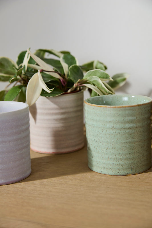 Roux Pot Set of 8 By Accent Decor | Planters, Troughs & Cachepots | Modishstore - 1