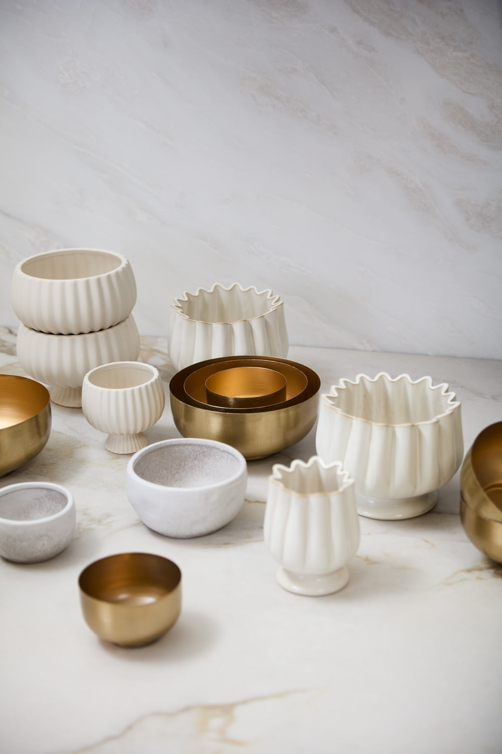 Roz Bowl Set of 8 By Accent Decor | Decorative Bowls | Modishstore - 4