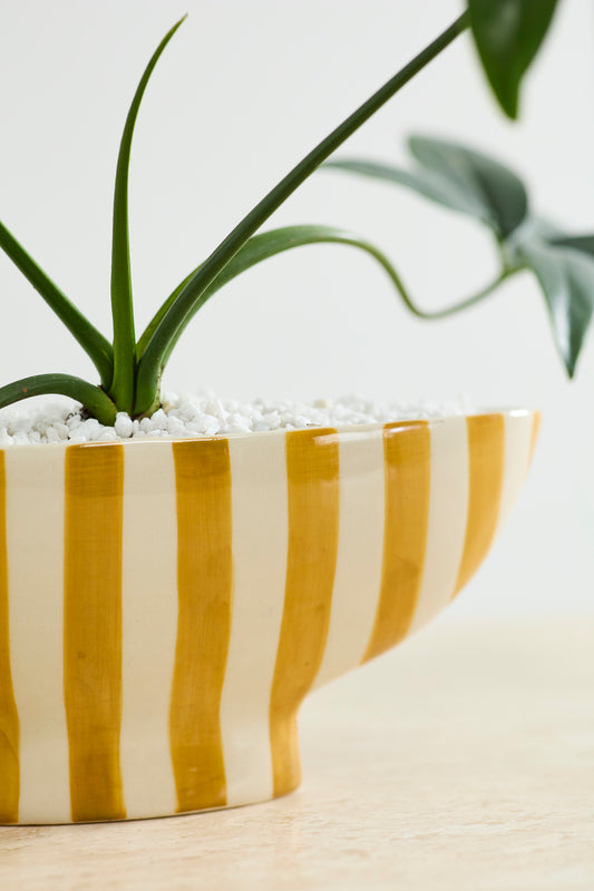 Saffron Boat Set of 2 By Accent Decor | Planters, Troughs & Cachepots | Modishstore - 1