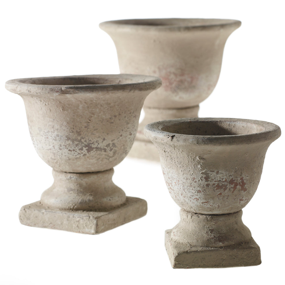 Sanctuary Urn Set of 4 By Accent Decor | Vases | Modishstore - 4