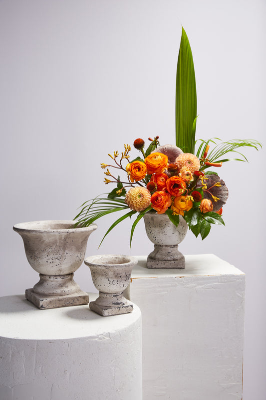 Sanctuary Urn Set of 4 By Accent Decor | Vases | Modishstore - 1