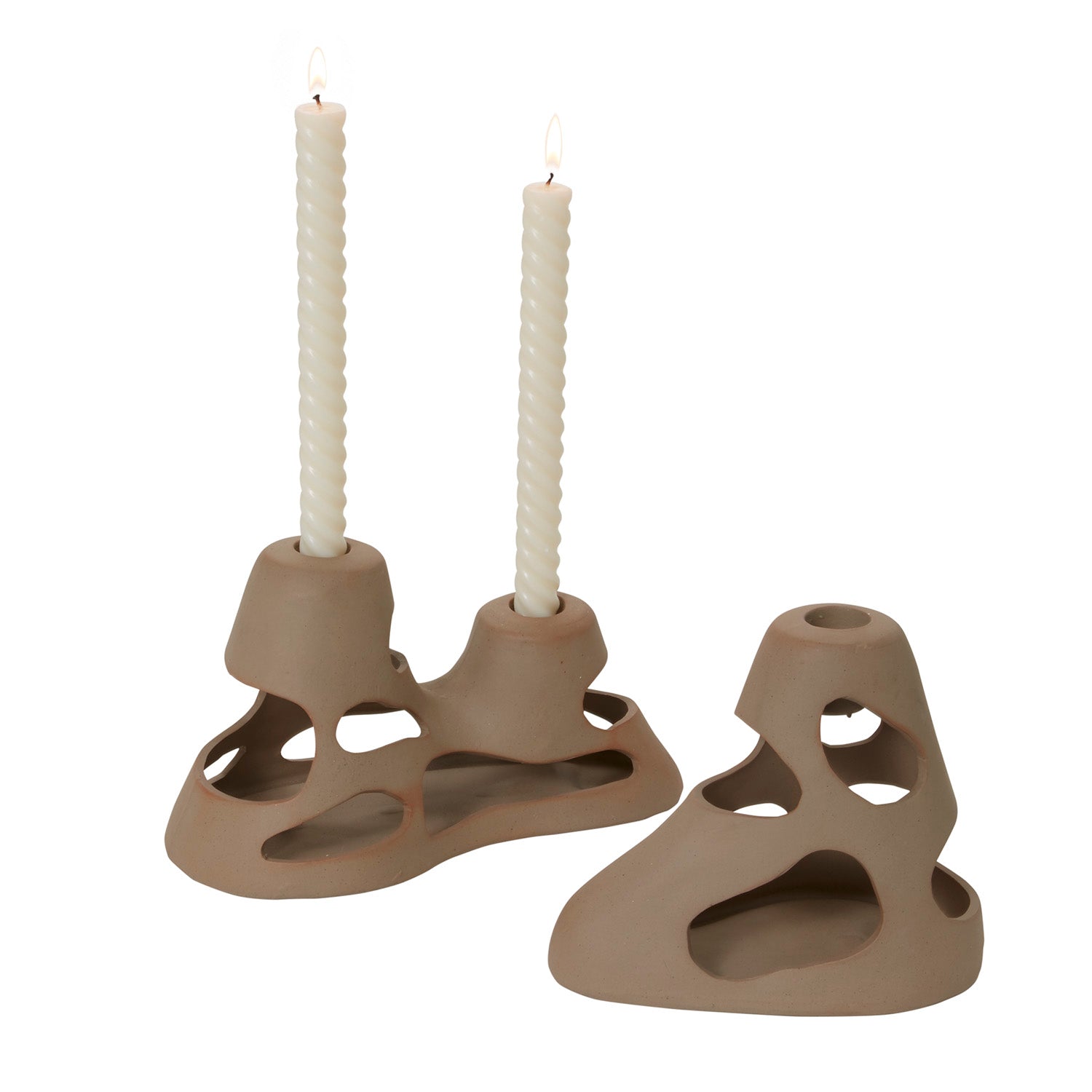 Sandbar Candleholder Set of 4 By Accent Decor | Candle Holders | Modishstore - 3