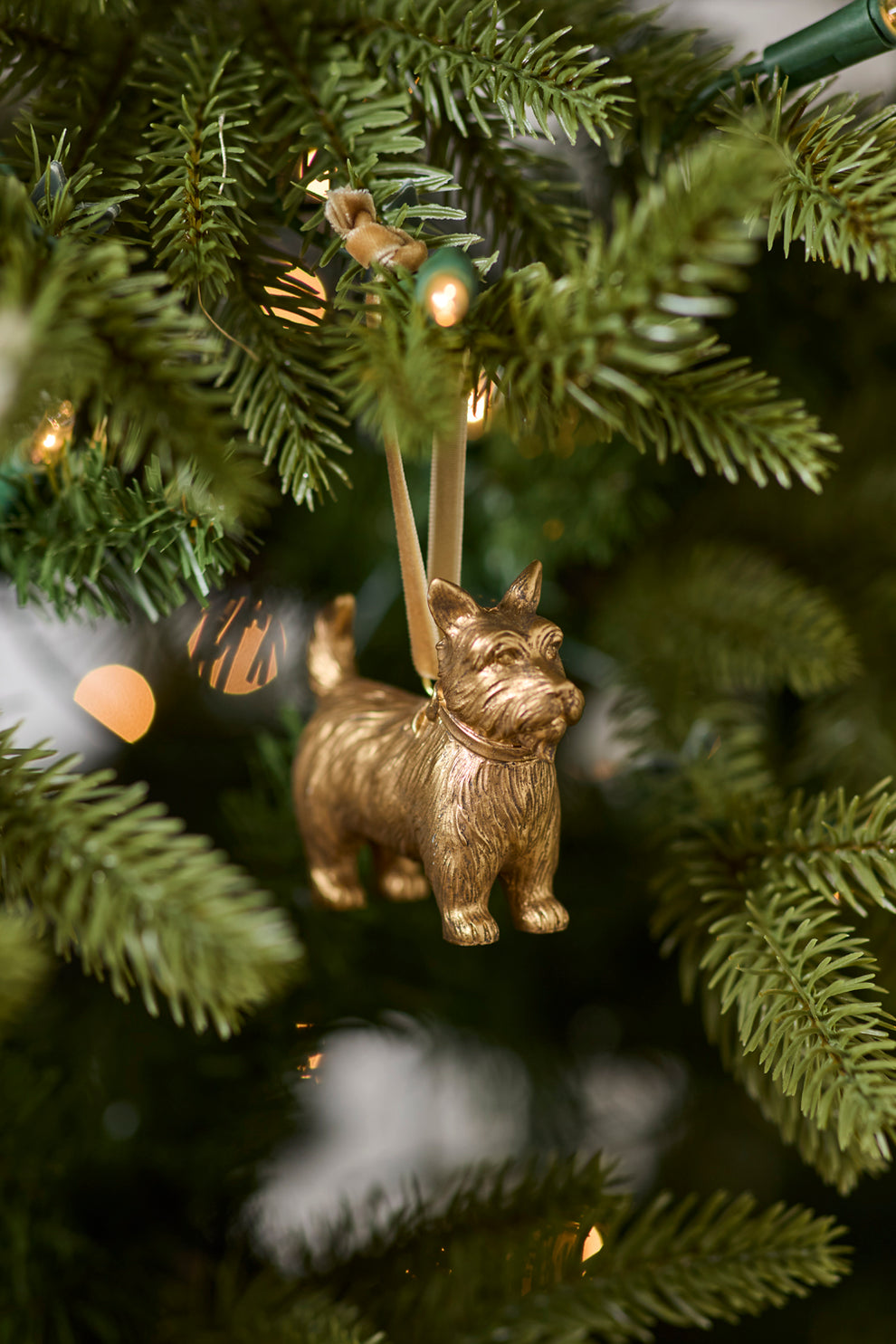 Scottie Dog Ornament Set of 8 By Accent Decor | Ornaments | Modishstore - 3