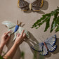 Sculpted Moth Wall Art Set of 2 By Accent Decor | Wall Art | Modishstore - 3