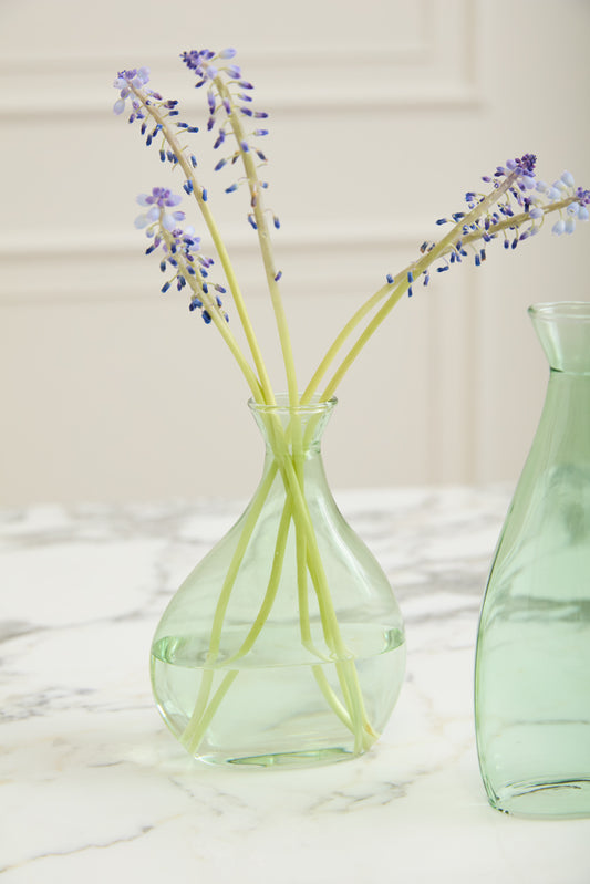 Seaglass Budvase Set of 4 By Accent Decor | Vases | Modishstore - 1