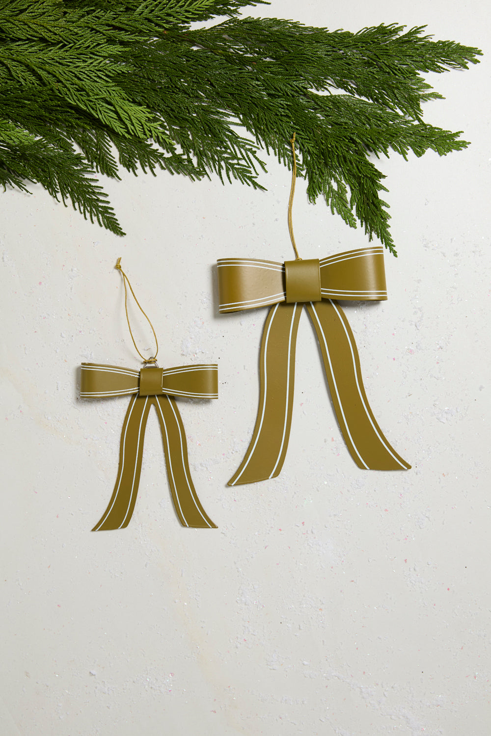 Selah Bow Ornament Set of 8 By Accent Decor | Ornaments | Modishstore - 3