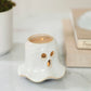 Shadowy Ghost Votive Set of 4 By Accent Decor | Planters, Troughs & Cachepots | Modishstore - 1