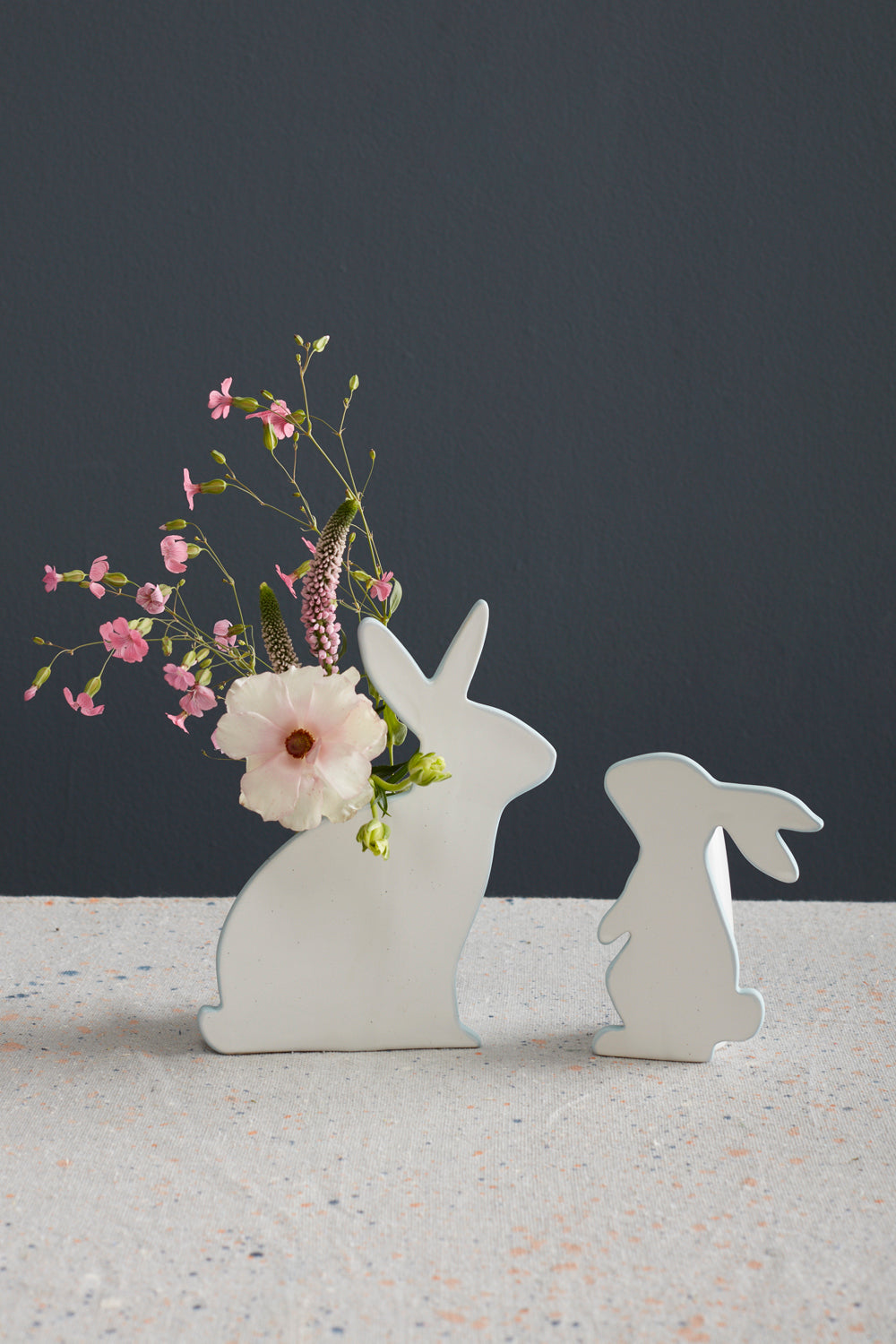 Simple Bunny Vase Set of 4 By Accent Decor | Vases | Modishstore - 1