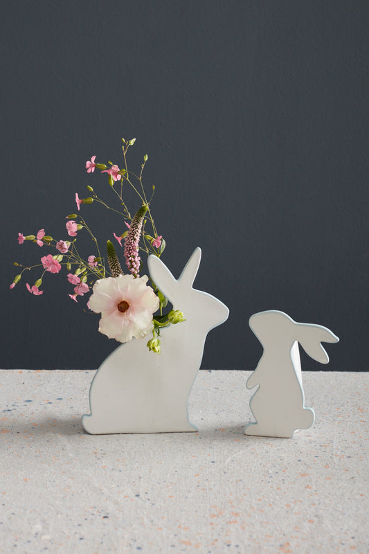 Simple Bunny Vase Set of 4 By Accent Decor | Vases | Modishstore - 1