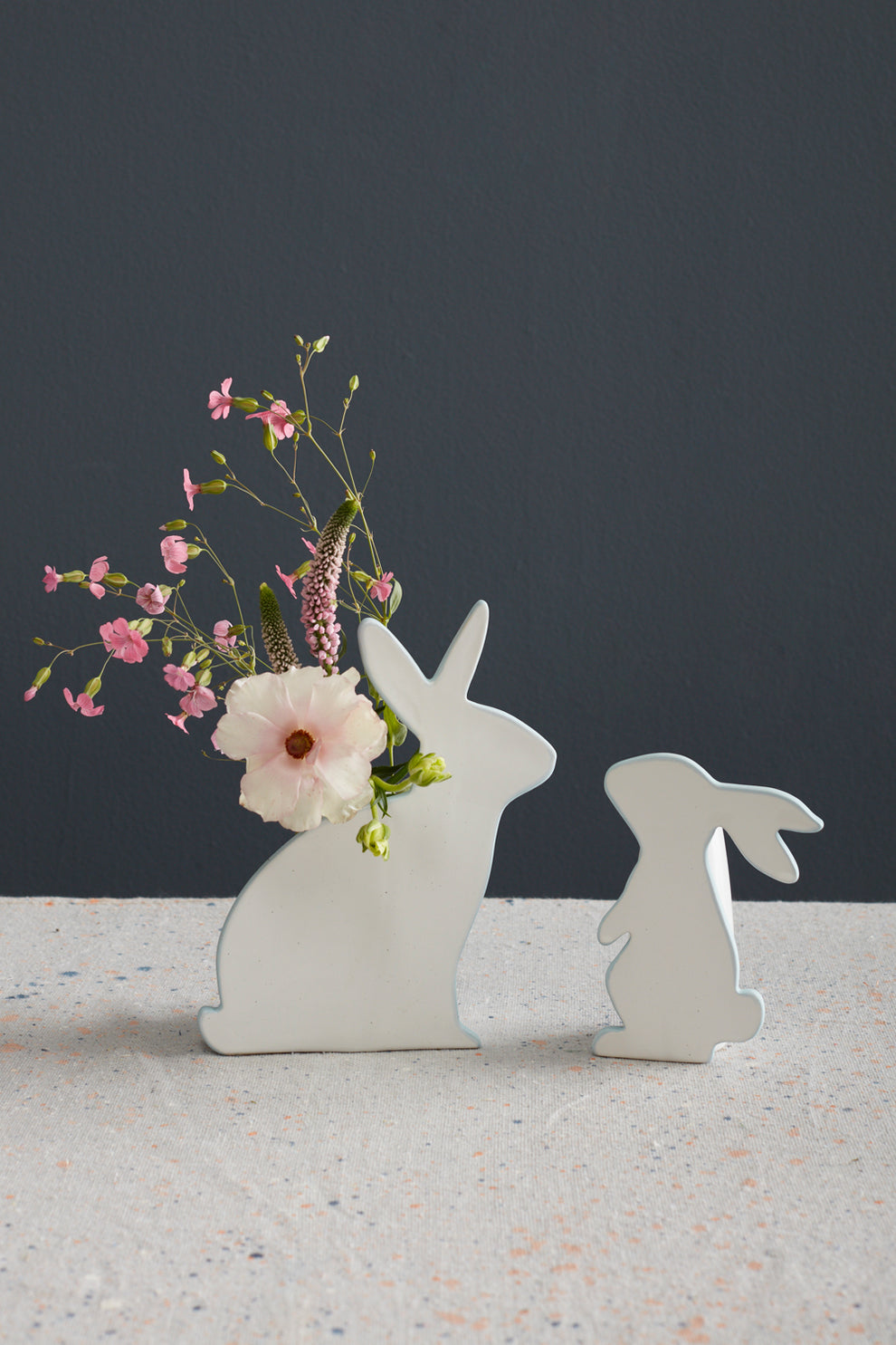 Simple Bunny Vase Set of 4 By Accent Decor | Vases | Modishstore - 1