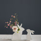 Simple Bunny Vase Set of 4 By Accent Decor | Vases | Modishstore - 3