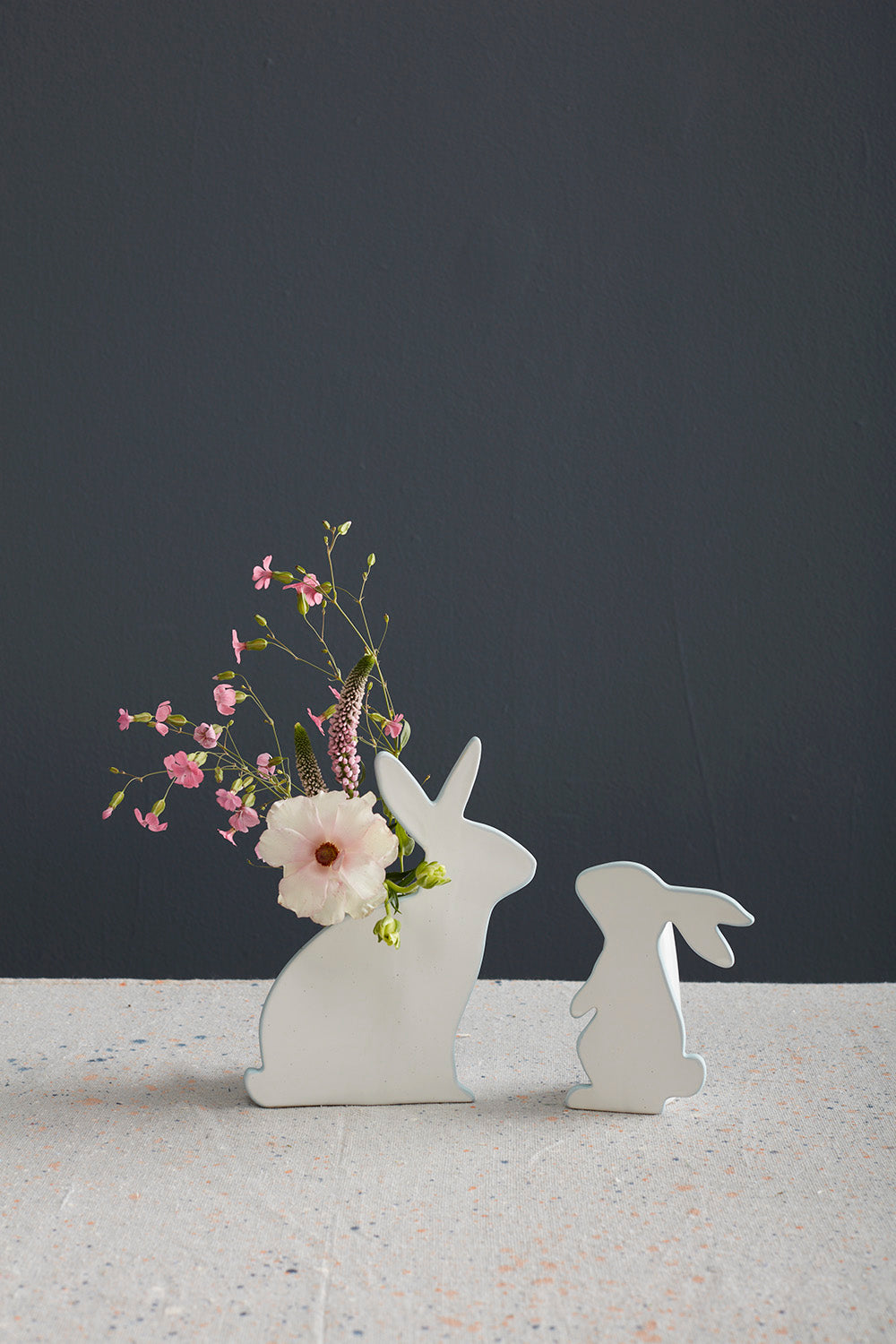 Simple Bunny Vase Set of 4 By Accent Decor | Vases | Modishstore - 3