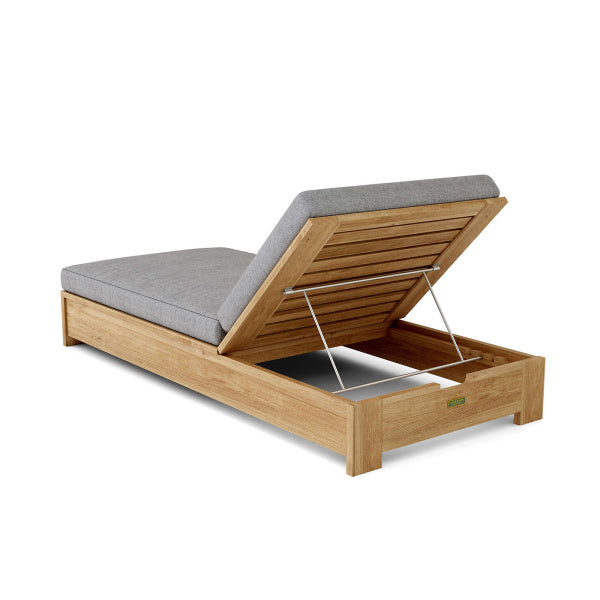 Madera Sun Lounger By Anderson Teak | Outdoor Chaise Lounges | Modishstore - 3