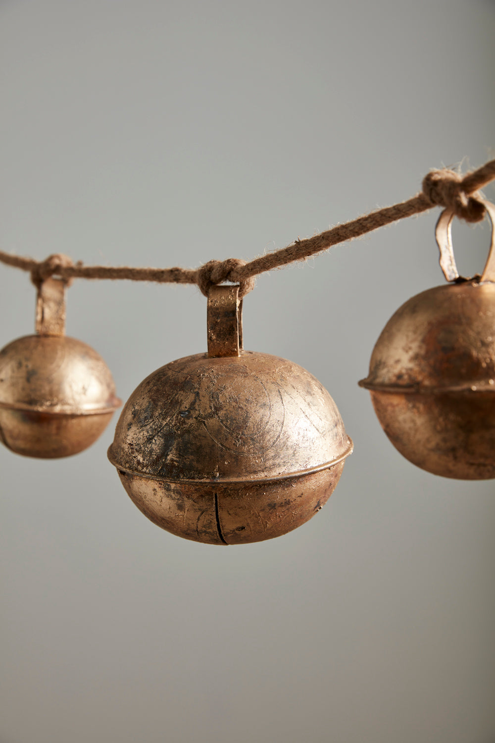 Grandeur Sleigh Bell Garland By Accent Decor | Garland & Wreath | Modishstore - 1
