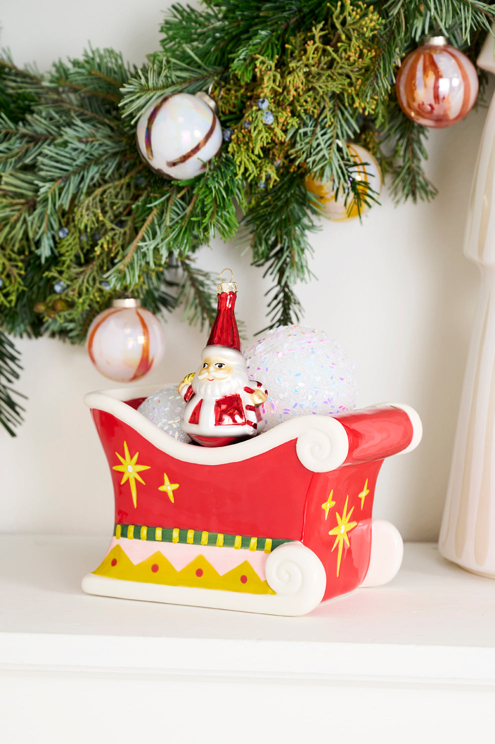 Sleigh Planter Set of 2 By Accent Decor | Planters, Troughs & Cachepots | Modishstore - 3