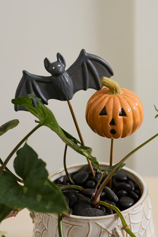Small Spooks Plant Sticks Set of 4 By Accent Decor | Planters, Troughs & Cachepots | Modishstore - 1