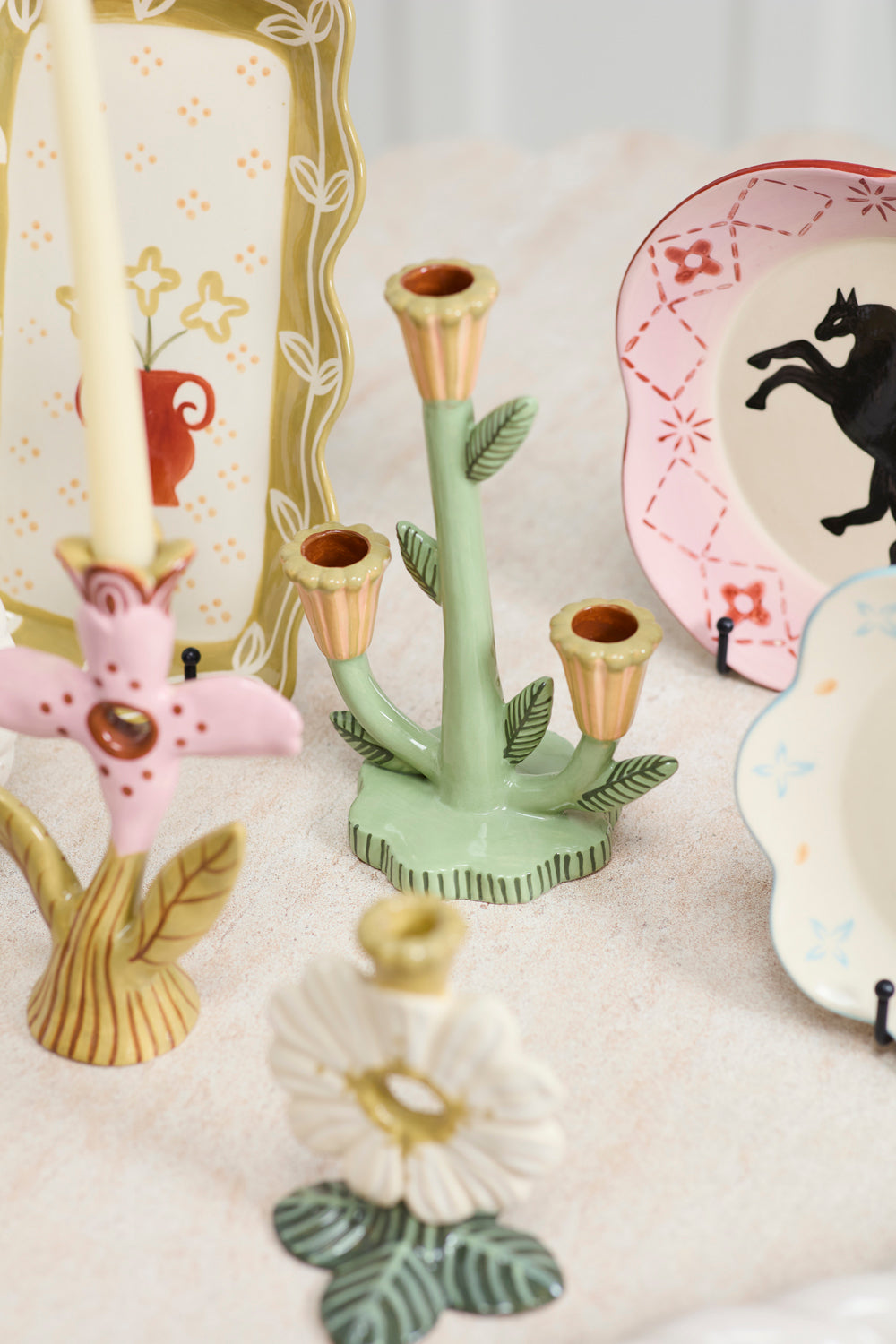 Soft Petal Candleholder - Limited Edition Set of 4 By Accent Decor | Candle Holders | Modishstore - 3