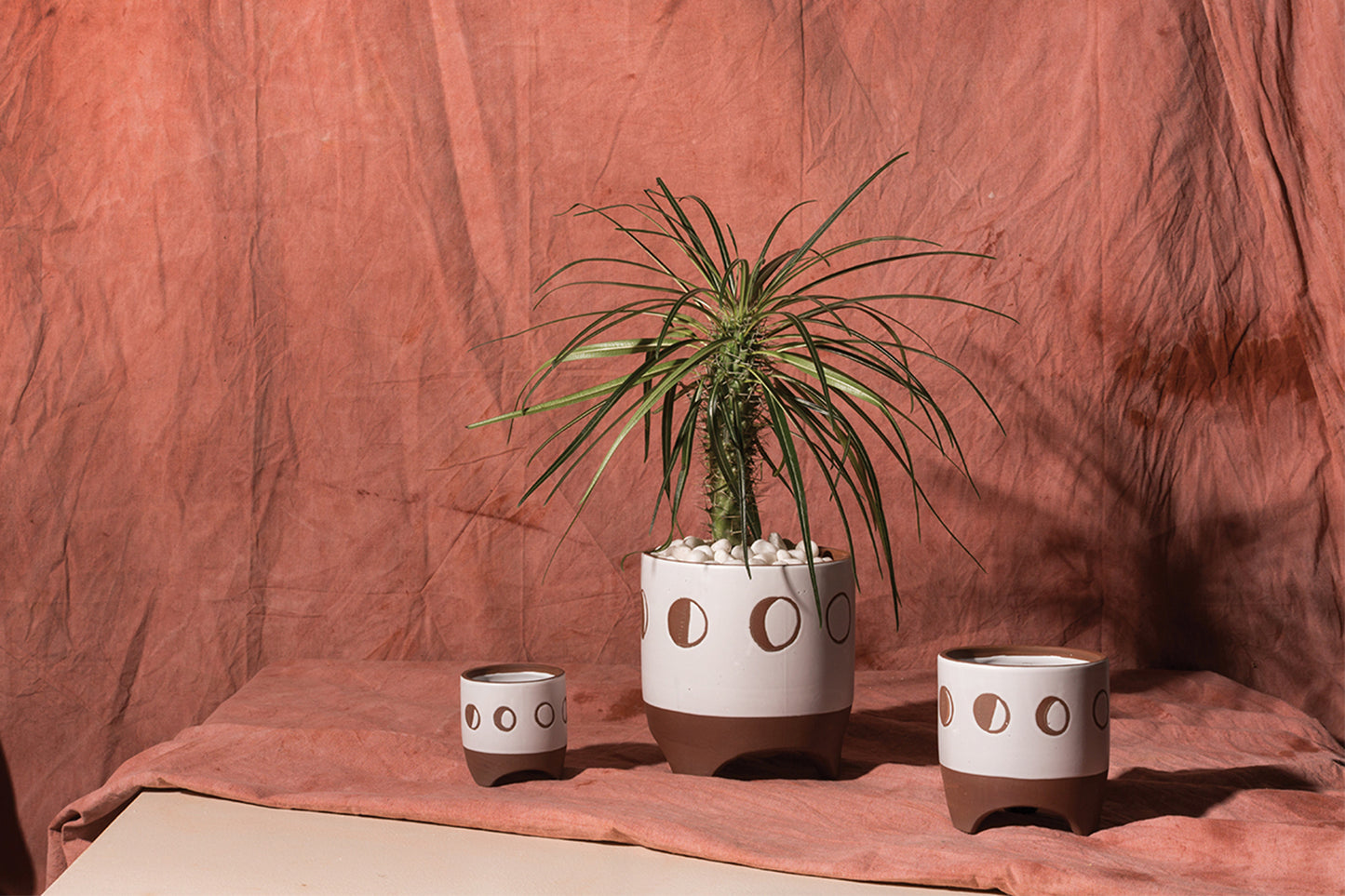 Solar Footed Pot Set of 8 By Accent Decor | Planters, Troughs & Cachepots | Modishstore - 3