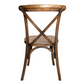 Crossback Dining Chairs, Dark Sedona By CSP