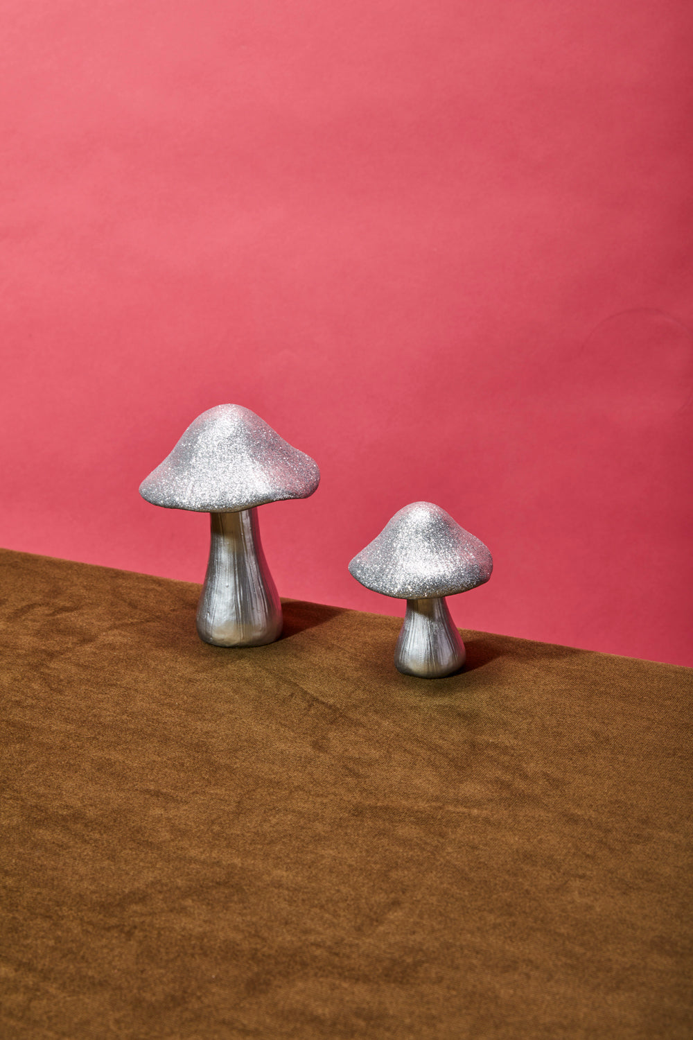 Sparkle Mushroom Figurine Set of 8 By Accent DŽcor