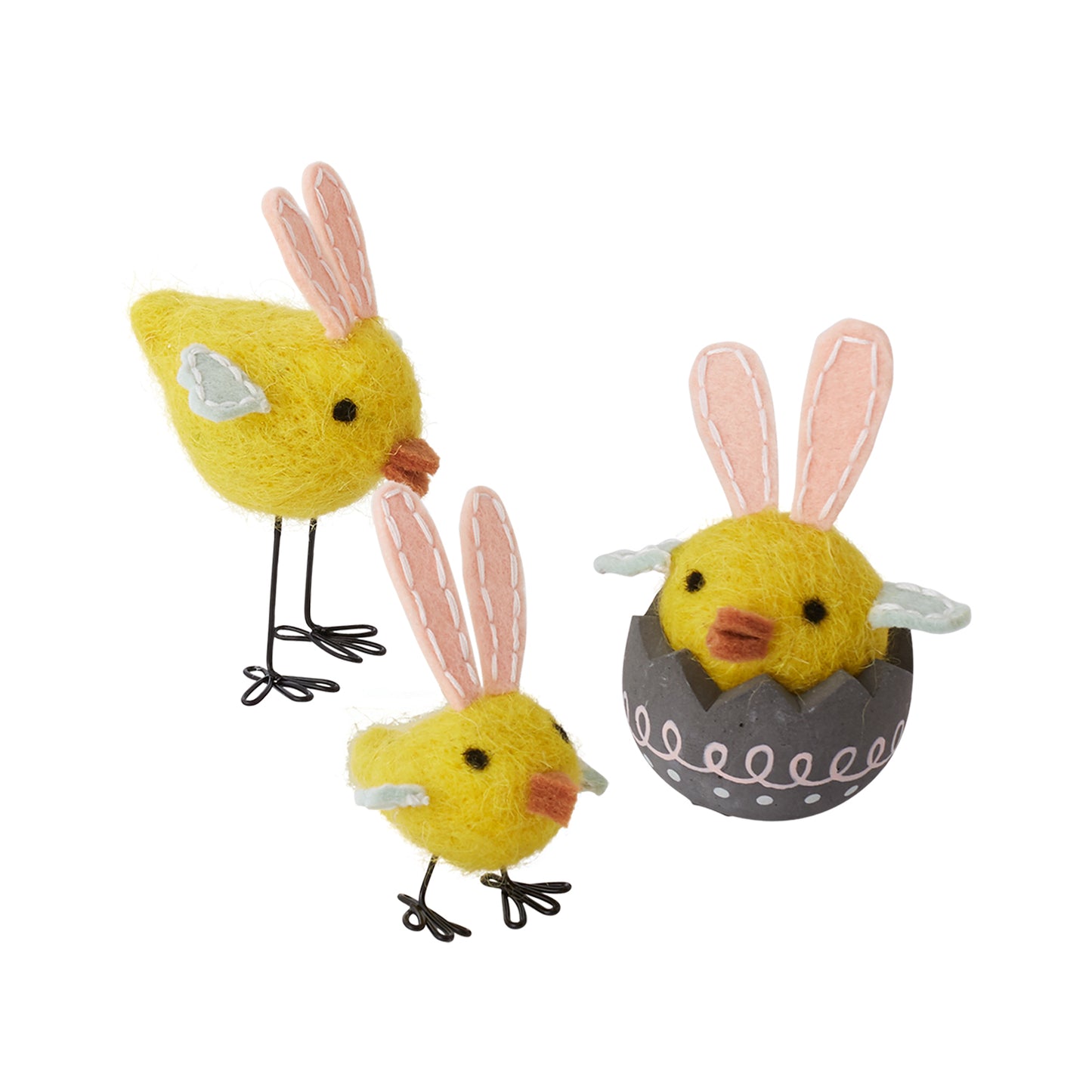 Spring Chicken Figurine Set of 8 By Accent Decor | Figurines | Modishstore - 4