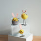 Spring Chicken Figurine Set of 8 By Accent Decor | Figurines | Modishstore - 1