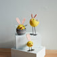 Spring Chicken Figurine Set of 8 By Accent Decor | Figurines | Modishstore - 3