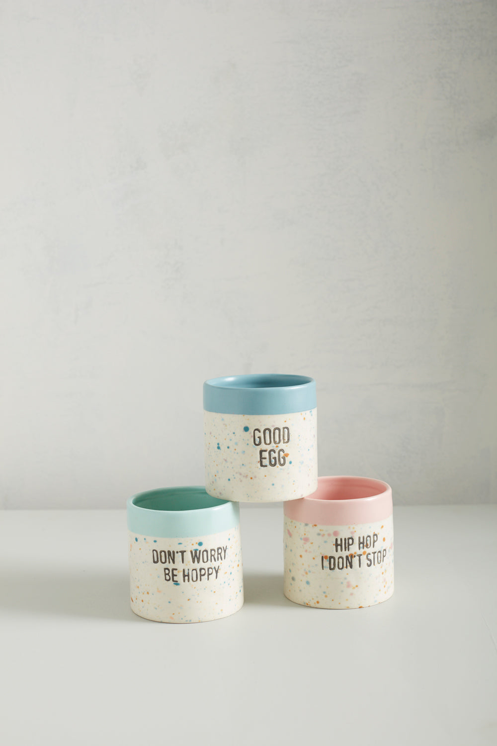 Spritz Easter Pot Set of 4 By Accent Decor | Planters, Troughs & Cachepots | Modishstore - 1