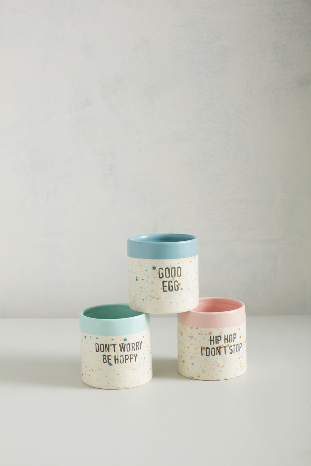 Spritz Easter Pot Set of 4 By Accent Decor | Planters, Troughs & Cachepots | Modishstore - 1