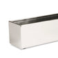 Stainless Table Planter/ Vase, 20"L By Gold Leaf | Planters, Troughs & Cachepots | Modishstore - 3