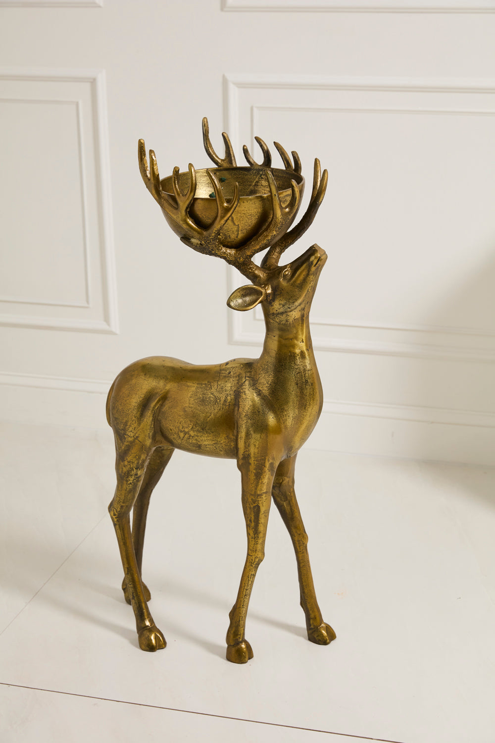 Standing Deer Bowl By Accent Decor | Decorative Bowls | Modishstore - 4