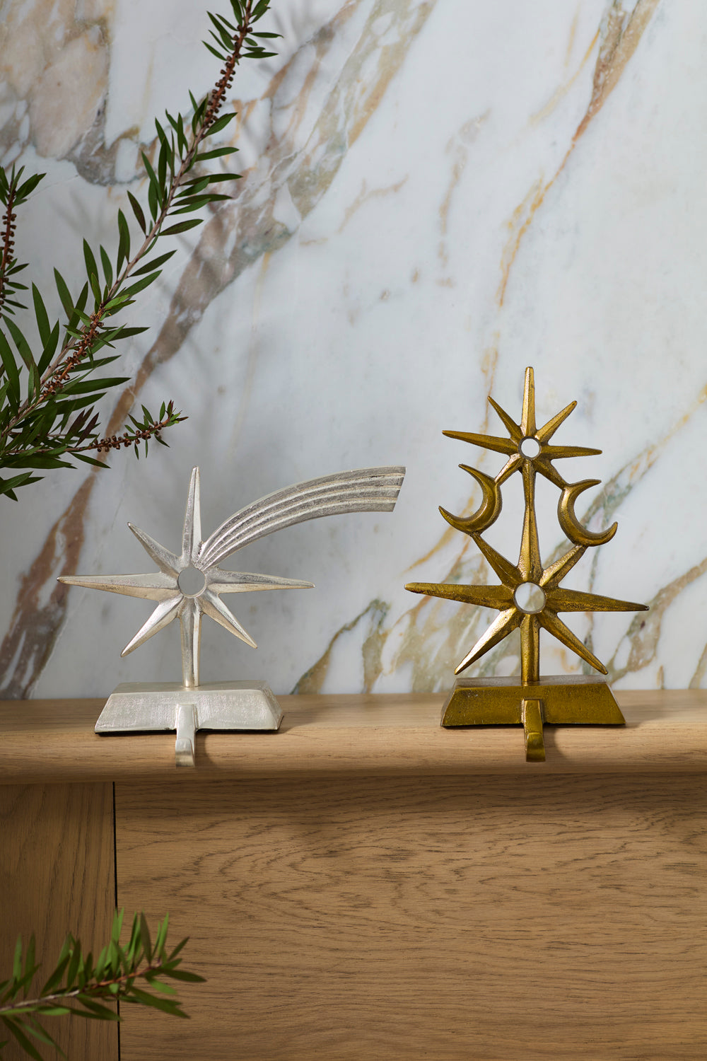 Starscape Stocking Holder Set of 2 By Accent Decor | Planters, Troughs & Cachepots | Modishstore - 4
