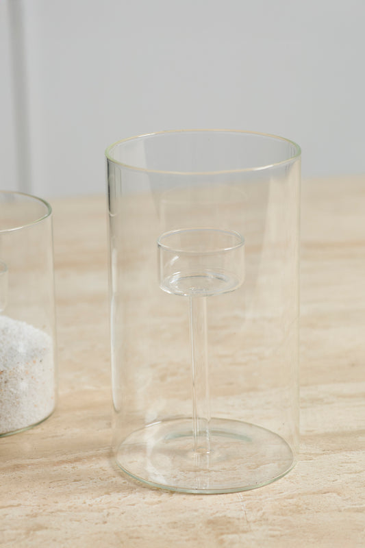Stem Candleholder Set of 8 By Accent Decor | Candle Holders | Modishstore - 1