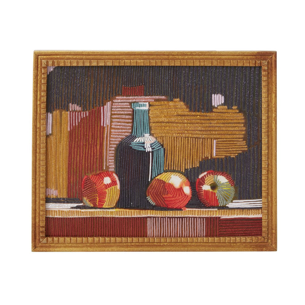 Embroidered Still Life Wall Art 13" x  10.5" By Accent Decor | Wall Decor | Modishstore - 5