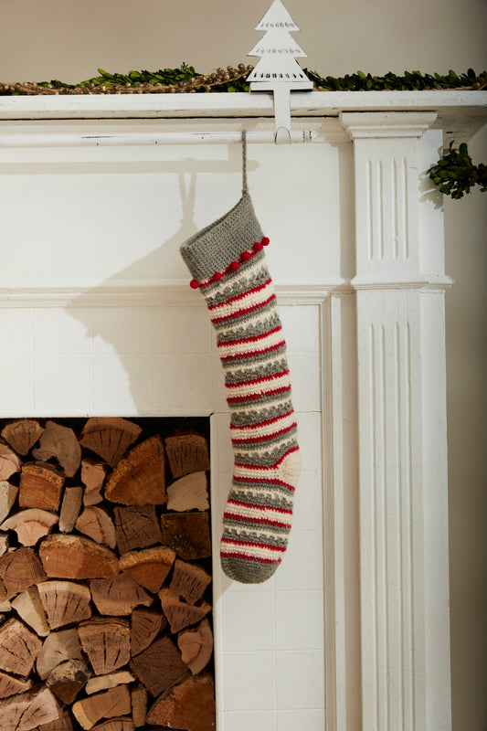 Stitch Stocking Set of 2 By Accent Decor | Decor | Modishstore - 1