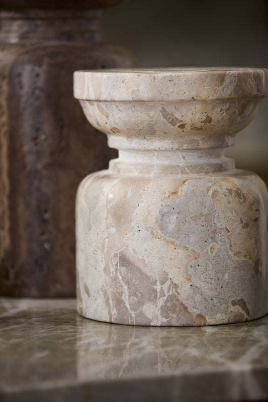 Stone Pedestal By Accent Decor | Planters, Troughs & Cachepots | Modishstore - 1