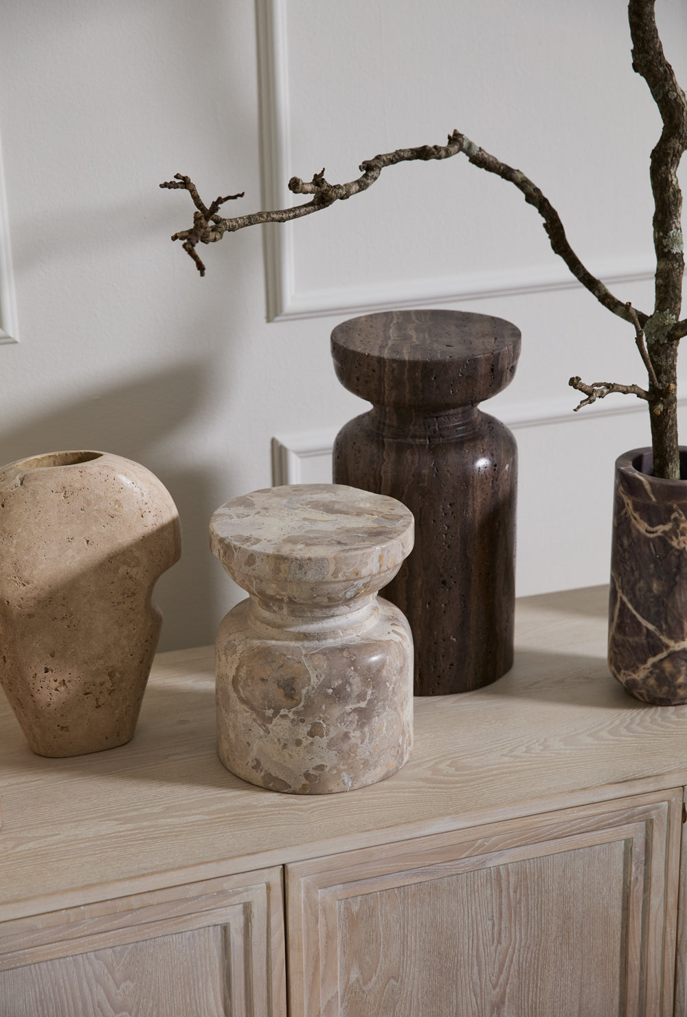 Stone Pedestal By Accent Decor | Planters, Troughs & Cachepots | Modishstore - 3