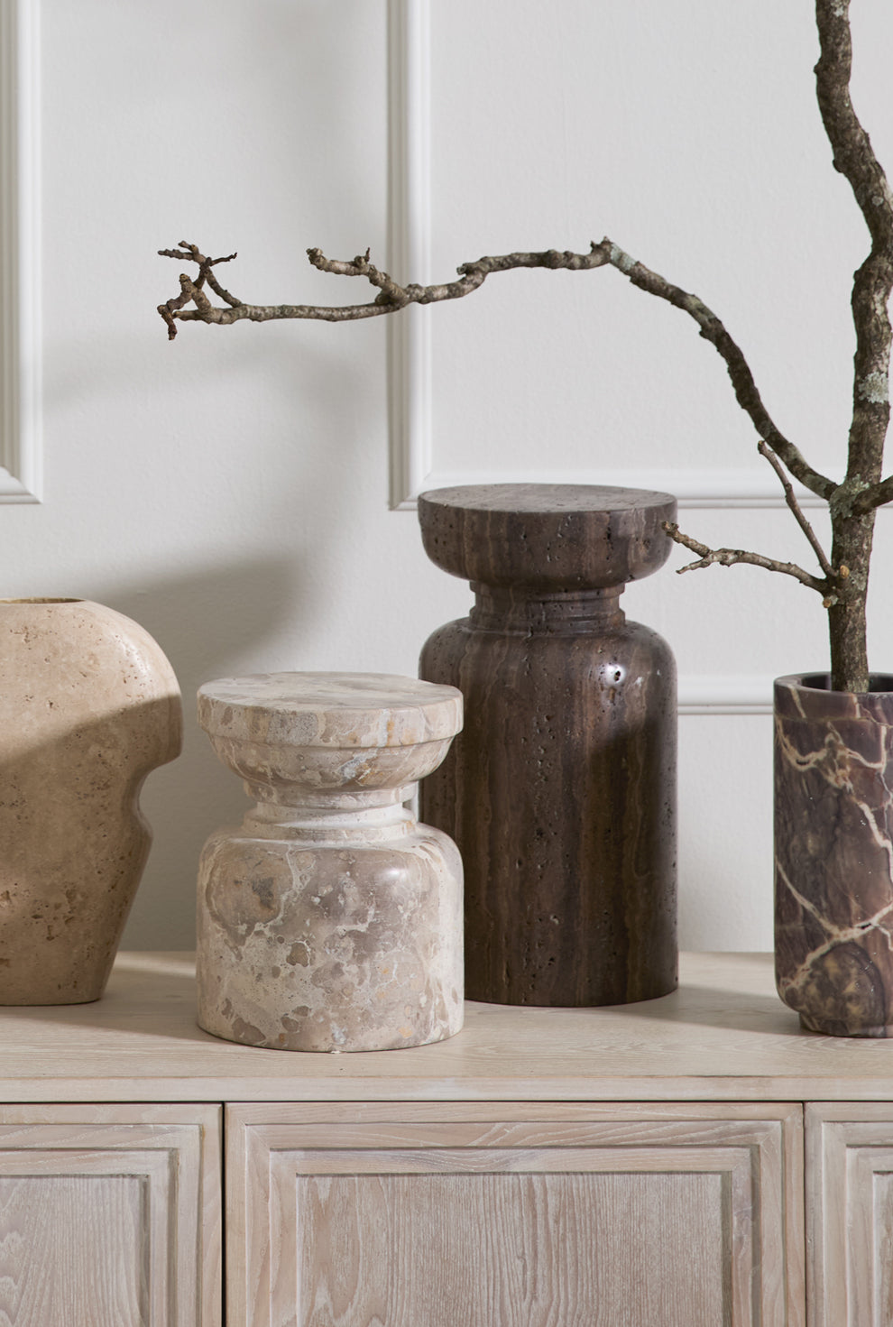 Stone Pedestal By Accent Decor | Planters, Troughs & Cachepots | Modishstore - 6