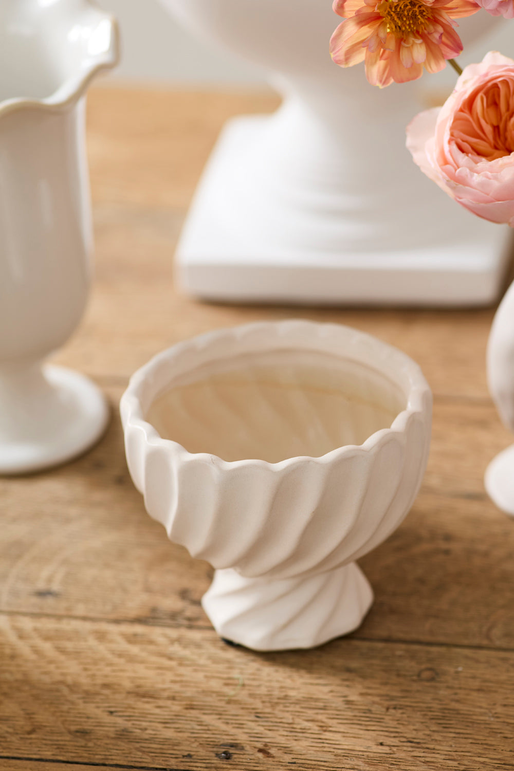 Sway Compote Set of 4 By Accent Decor | Planters, Troughs & Cachepots | Modishstore - 4