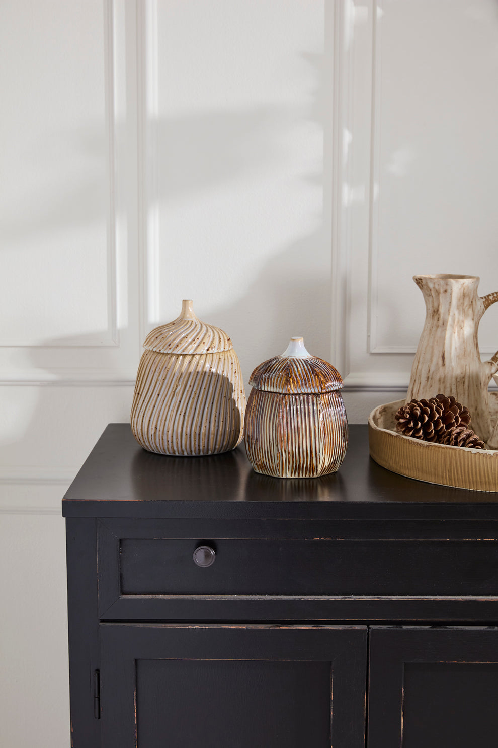 Sweet Birch Canister Set of 2 By Accent Decor | Planters, Troughs & Cachepots | Modishstore - 4