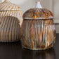 Sweet Birch Canister Set of 2 By Accent Decor | Planters, Troughs & Cachepots | Modishstore - 5